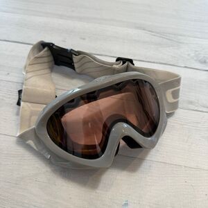 GIRO adult ski snowboard goggles Grey‎ Stripe Adult Medium Amber Rose Lens